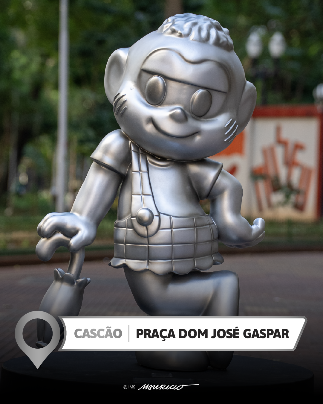 Estátua Mauricio de Sousa 2